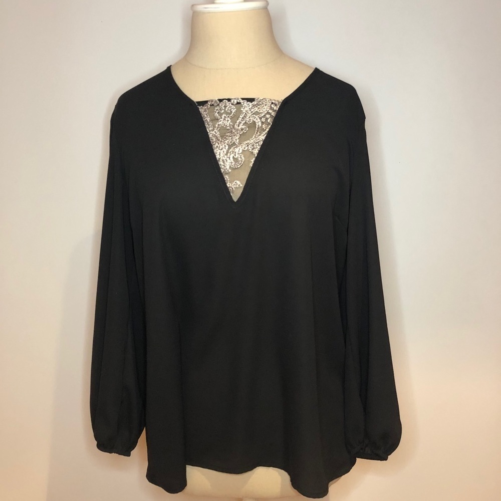 Ayla Black Blouse M
